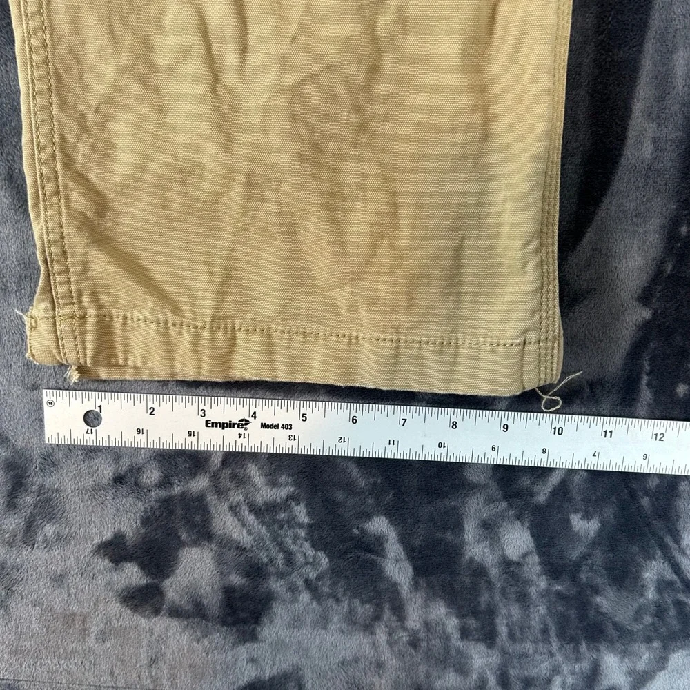 Carhartt‎ Canvas Work Pants Mens 40x32 Tan Relaxed Fit BN2291-M Rugged Flex